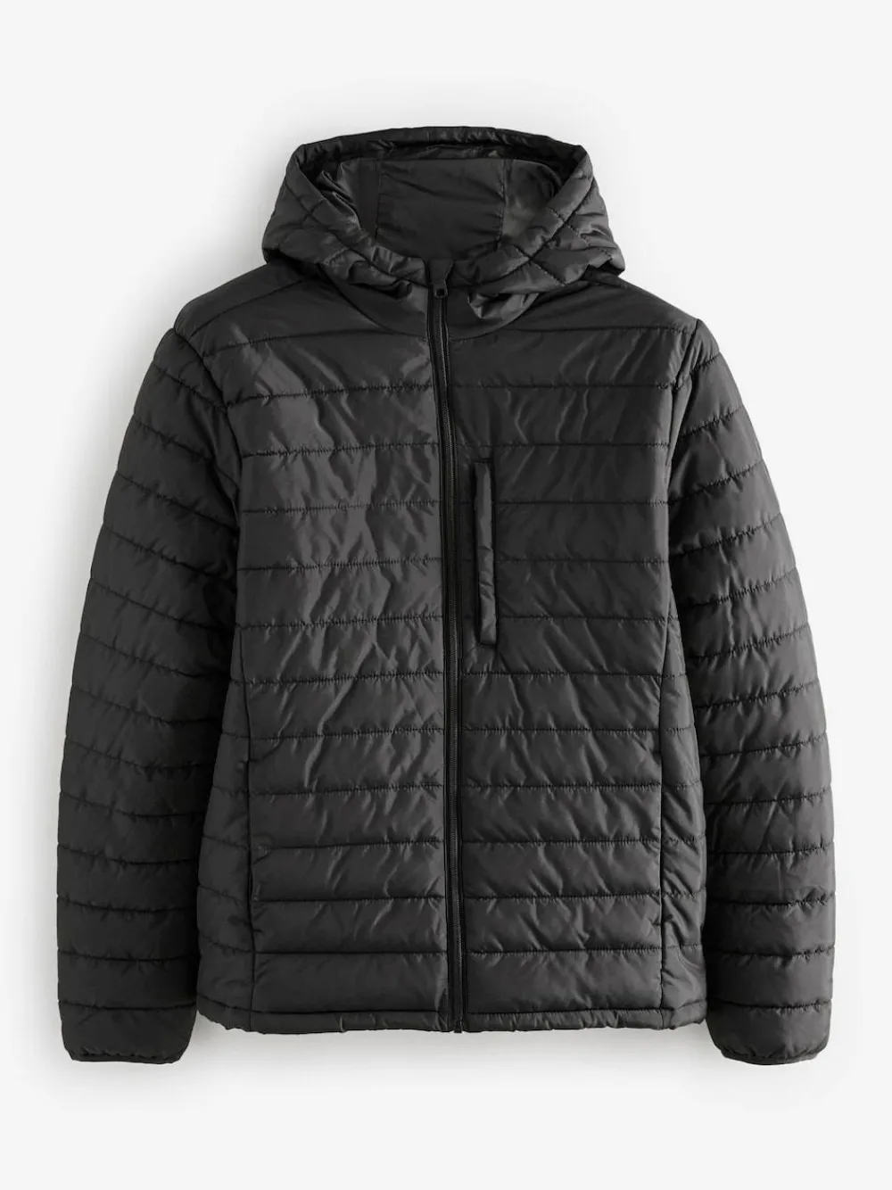 Discount Next Shower Resistant Lightweight Hooded Puffer Coat Jacket Black