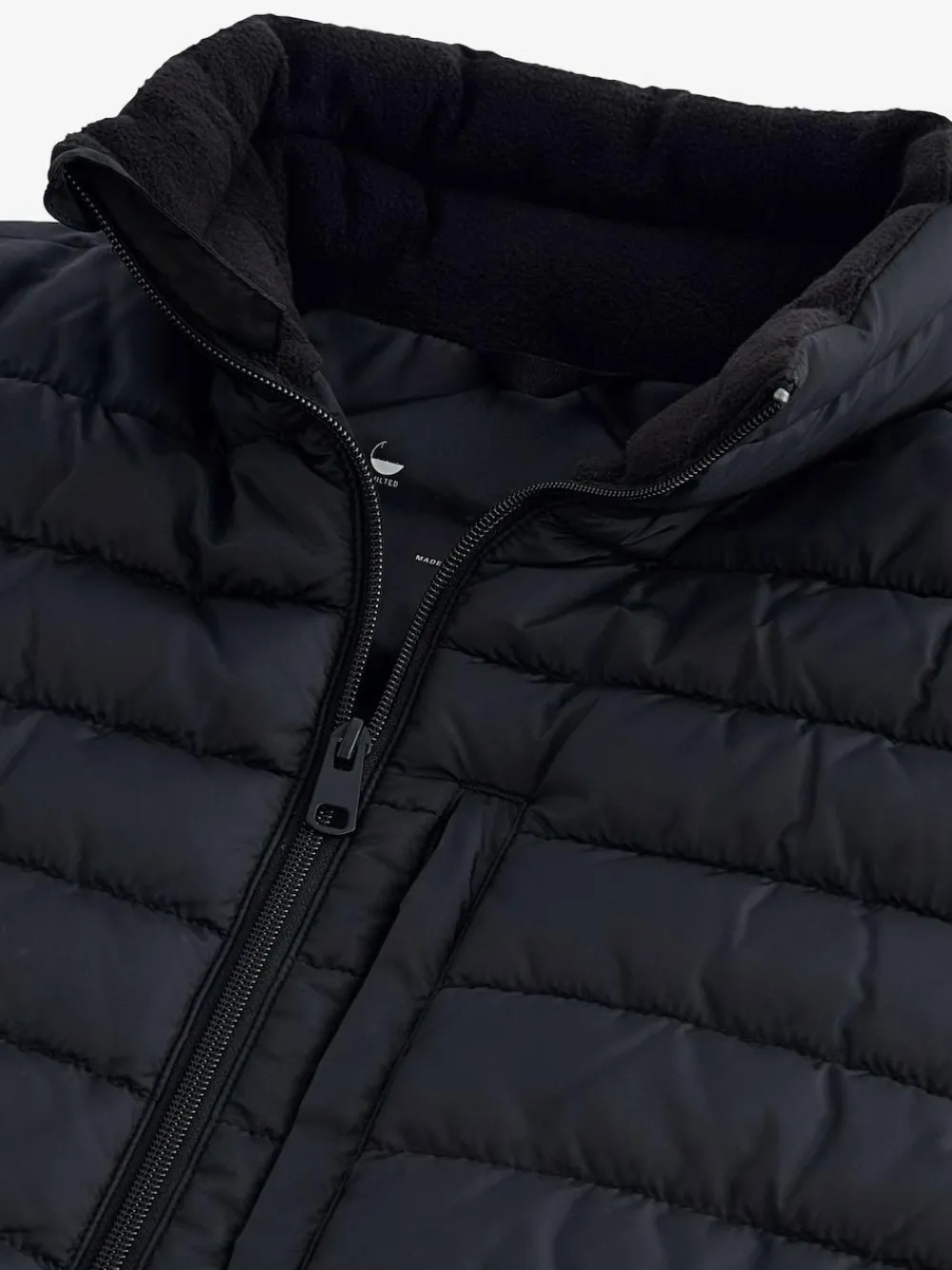 Clearance Next Black Shower Resistant Lightweight Puffer Gilet