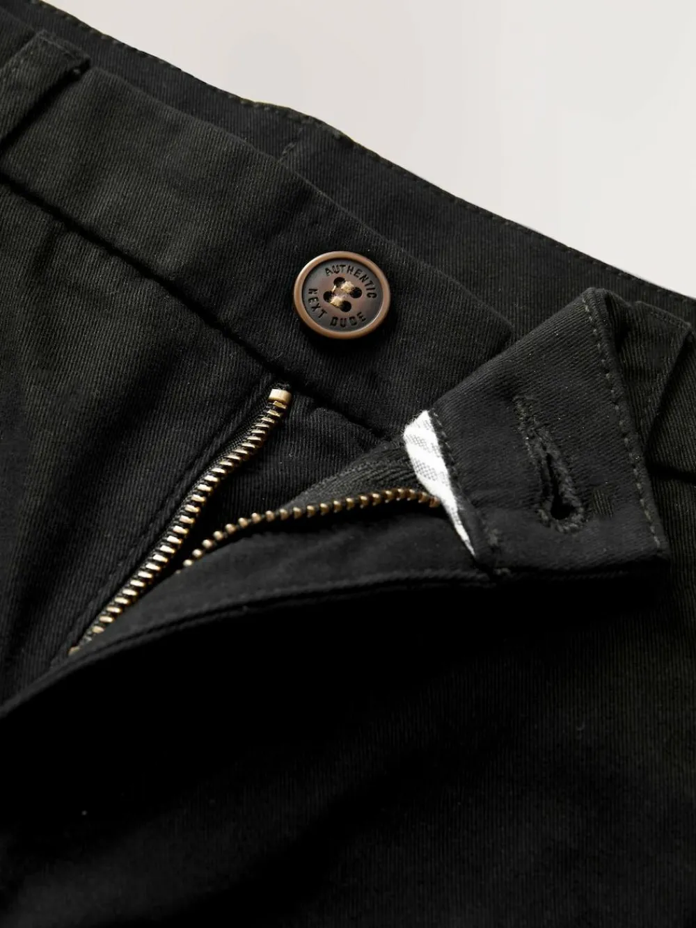 Discount Next Black Skinny Fit Stretch Chino Trousers (3-17yrs)