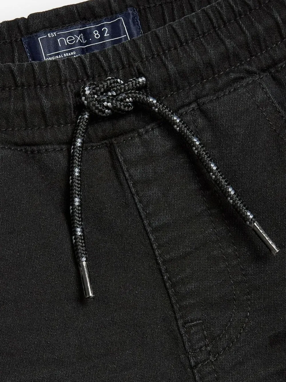 Best Next Skinny Fit Stretch Elasticated Waist Jeans (3-16yrs) Black
