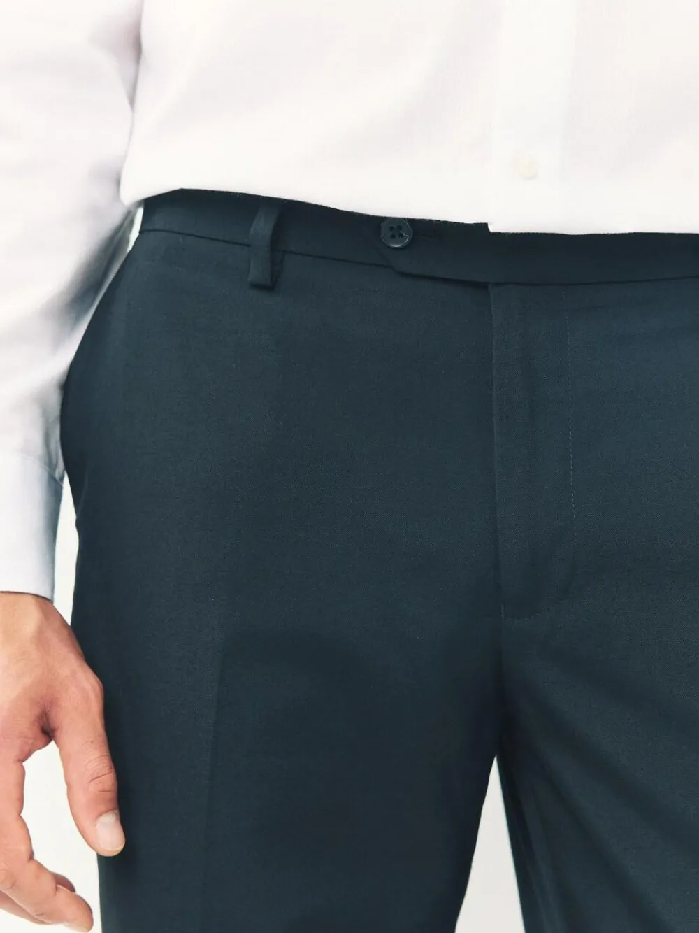 Best Next Skinny Fit Suit Trousers Black