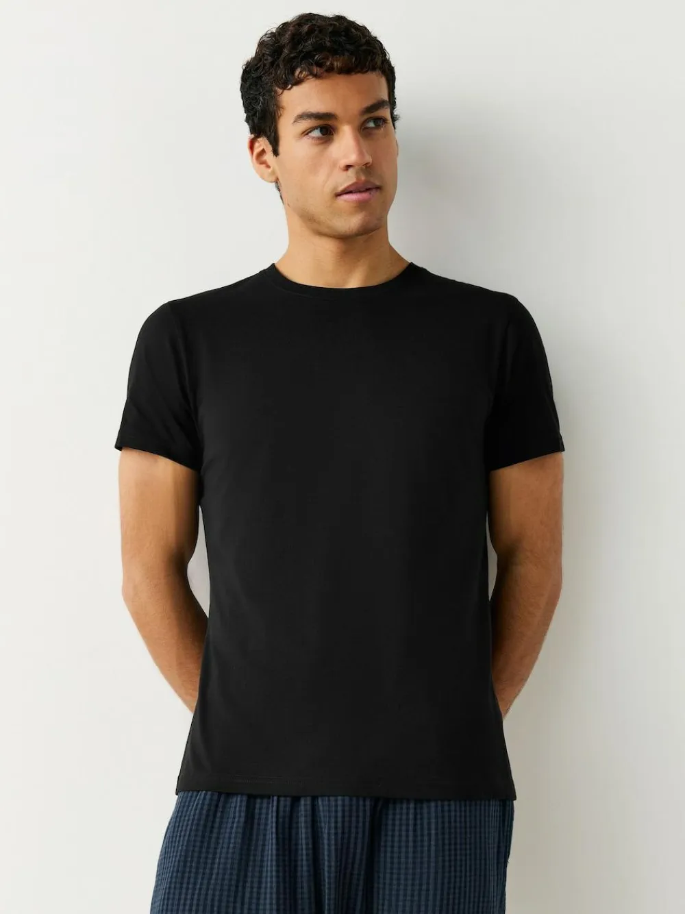 Next Slim Fit 100% Cotton Layering T-Shirts 2 Pack^ Loungewear|Tops & T-Shirts