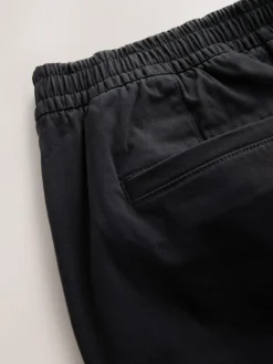 Next Slim Fit Pleated Stretch Chinos Trousers With Elasticated Waist^ Pants & Chinos