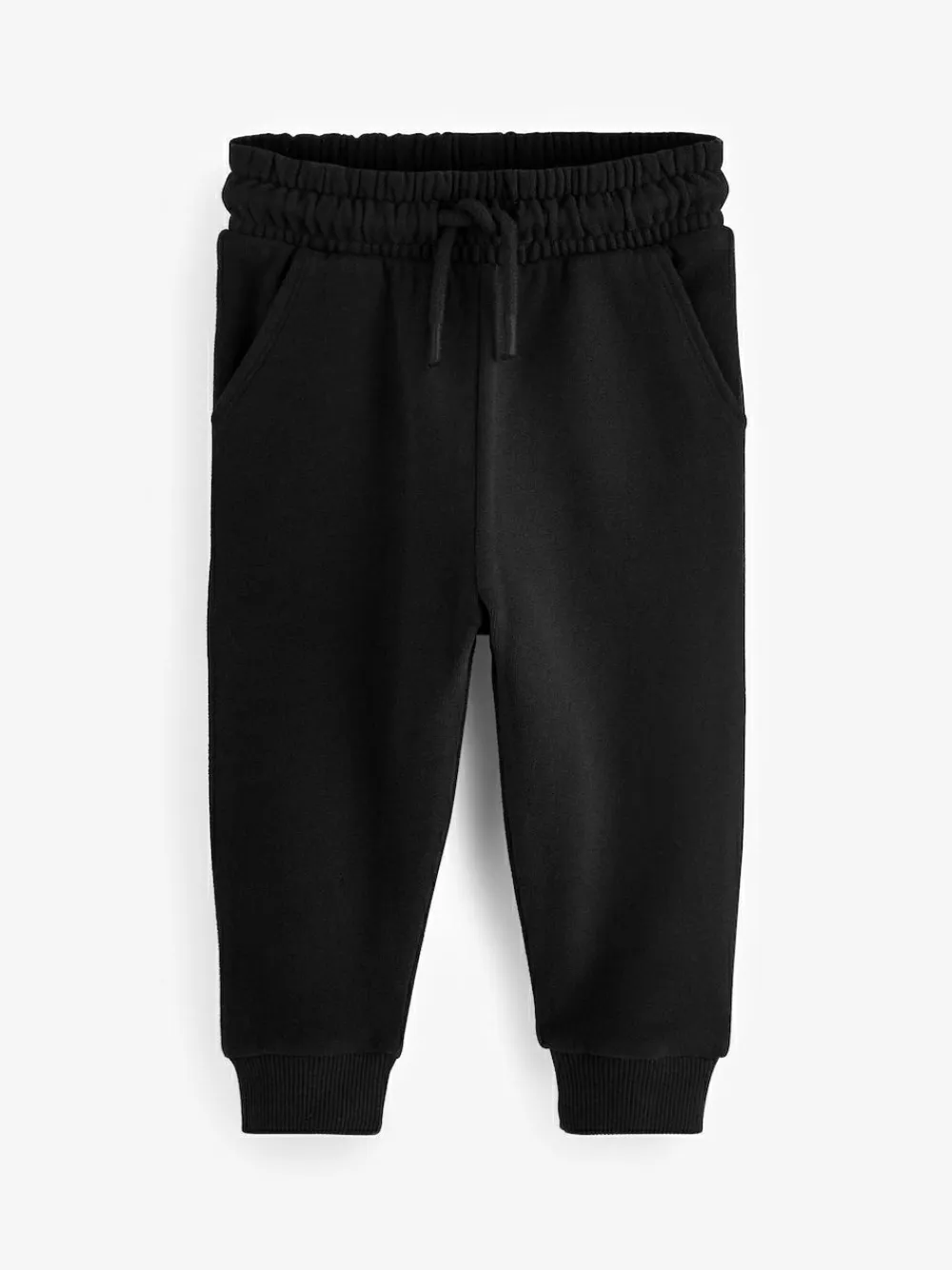 New Next Black Slim Fit Soft Touch Jersey Joggers (3mths-7yrs)