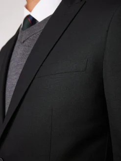 Clearance Next Slim Fit Two Button Suit Jacket Black