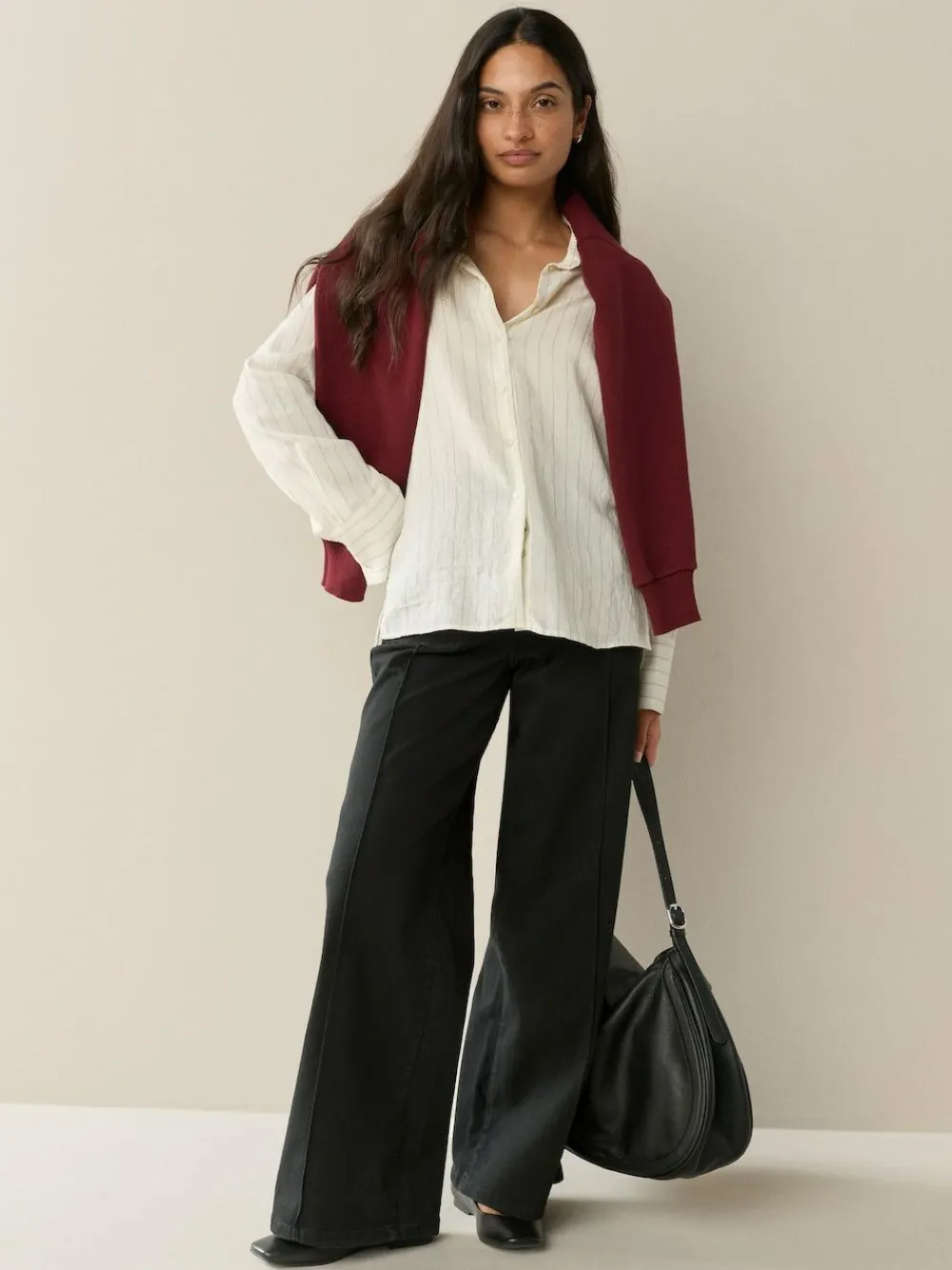 Next Slim Lift and Shape Wide Leg Jeans^Women Jeans|Jeans