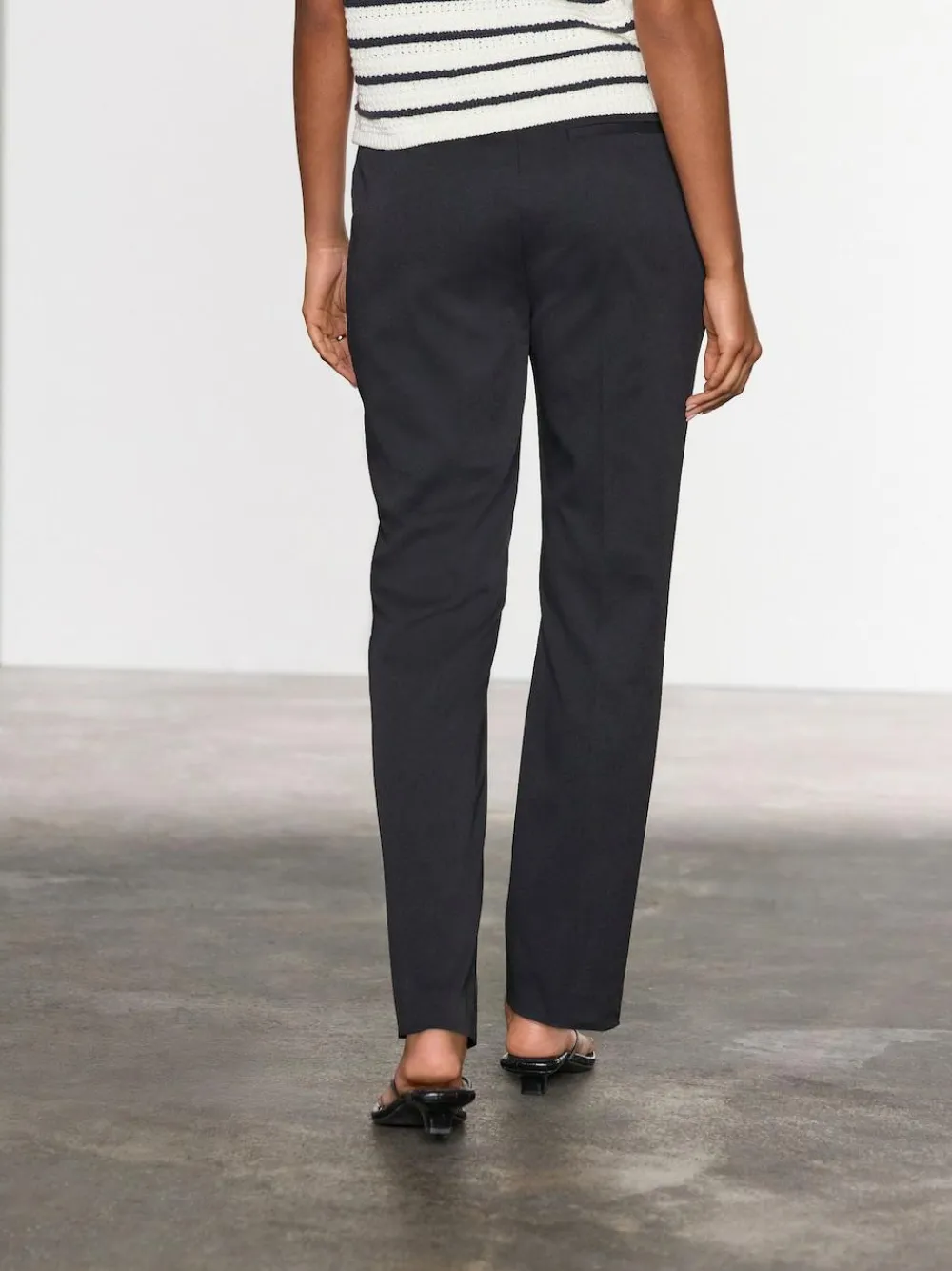 Next Slim Tailored Trousers Black