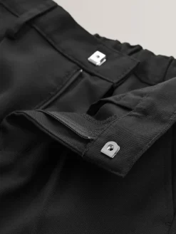 Next Slim Waist School Pleat Front Trousers (3-17yrs)^BOY Joggers|Tznius Pants