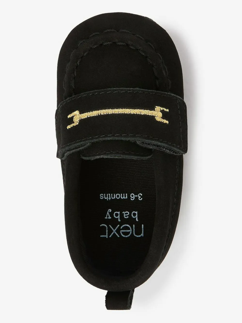 Clearance Next Black Snaffle Baby Shoes (0-24mths)