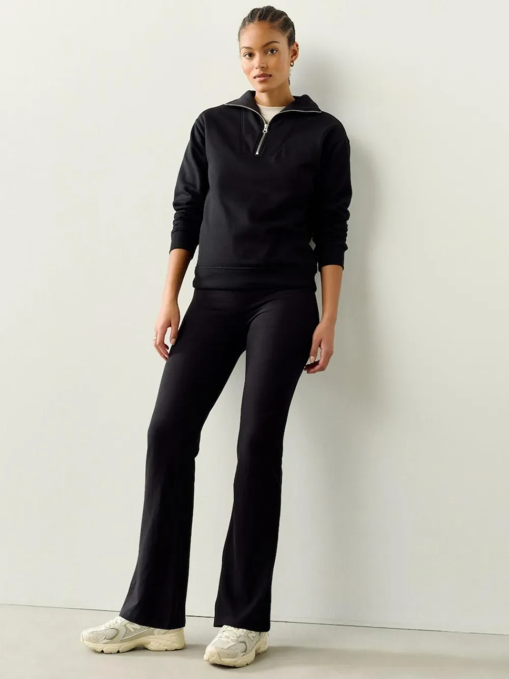 Next Soft Touch Rib Ruched Flare Leggings^Women Leggings & Sweatpants