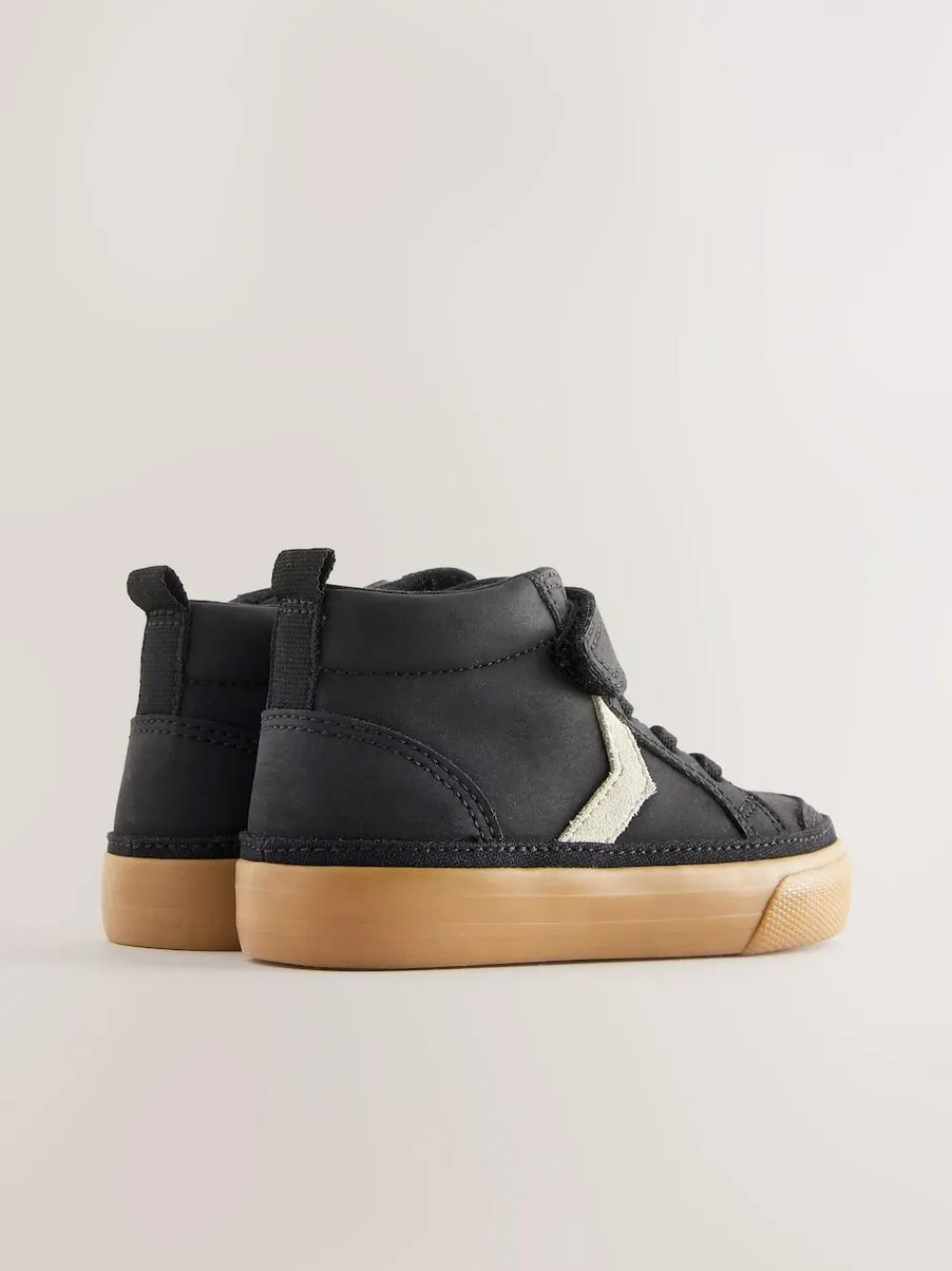 Next Standard Fit (F) Elastic Lace Touch Fastening Chevron Boots^BOY Sneakers|Sneakers