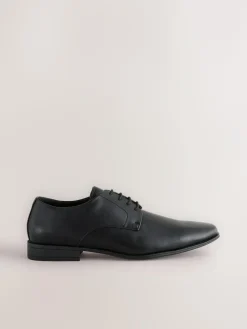 Best Next Standard Fit Slim Square Derby Shoes Black
