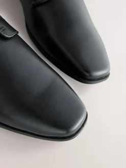 Best Next Standard Fit Slim Square Derby Shoes Black