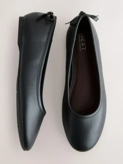 Hot Next Standard/Wide Fit Ballerina Shoes Black
