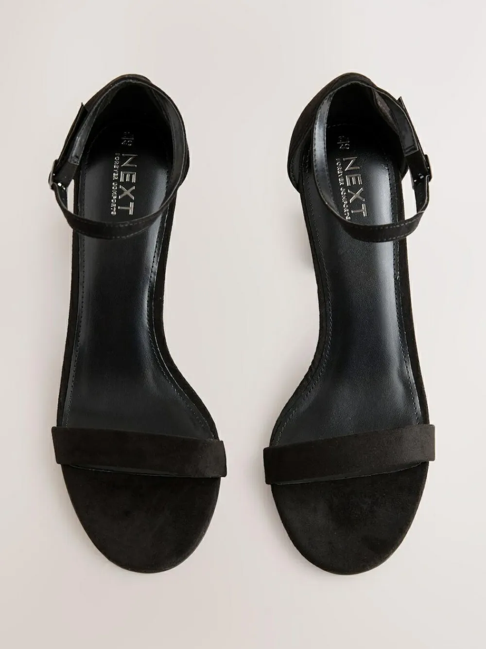 Next Black Standard/Wide Fit Block Heel Sandals^Women Wide Fit & Extra Wide Fit|Heels