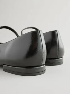 Next Standard/Wide Fit Round Toe Mary Jane Shoes^Women Wide Fit & Extra Wide Fit|Flats