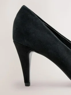 Next Premium Leather Peep Toe Heels^Women Heels