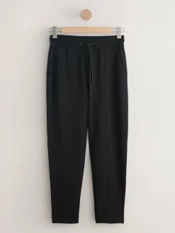 Next Black Tapered Jersey Joggers