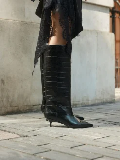 Next Forever Comfort® Knee High Underset Heel Boots^Women Boots & Wellies|Boots