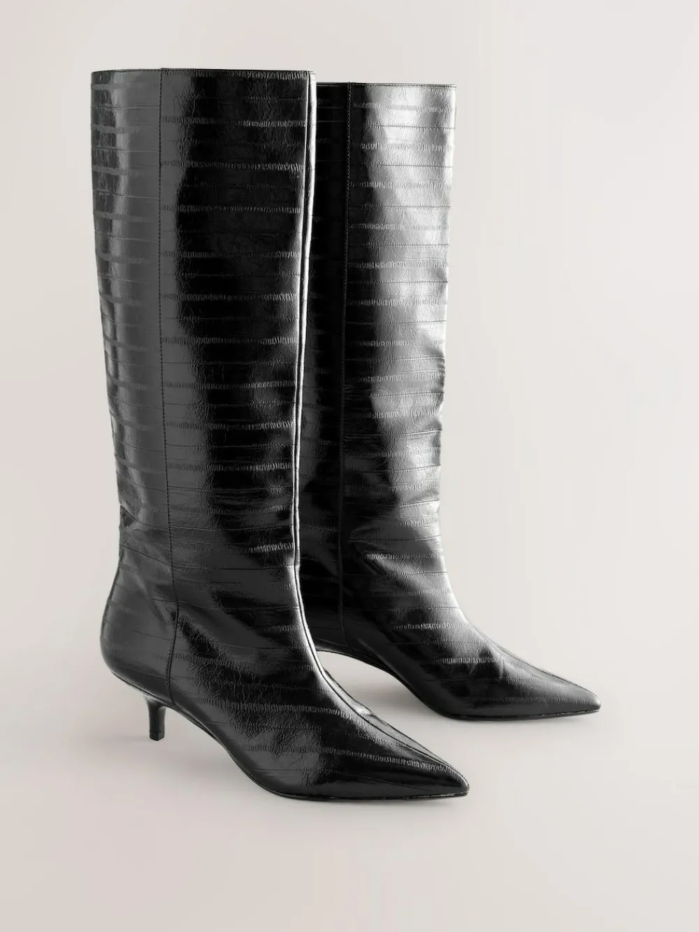 Next Forever Comfort® Knee High Underset Heel Boots^Women Boots & Wellies|Boots