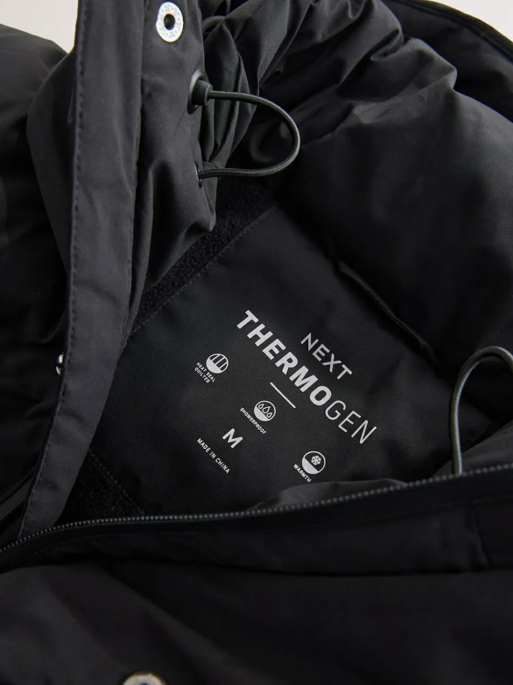 Best Next ThermoGen Shower Resistant Puffer Jacket Black
