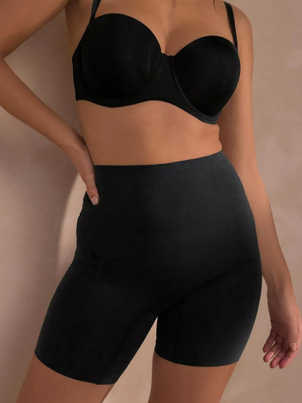 Next Thigh Smoother Short Shaping Tummy Control Premium Cotton Blend Knickers^Women Shapewear
