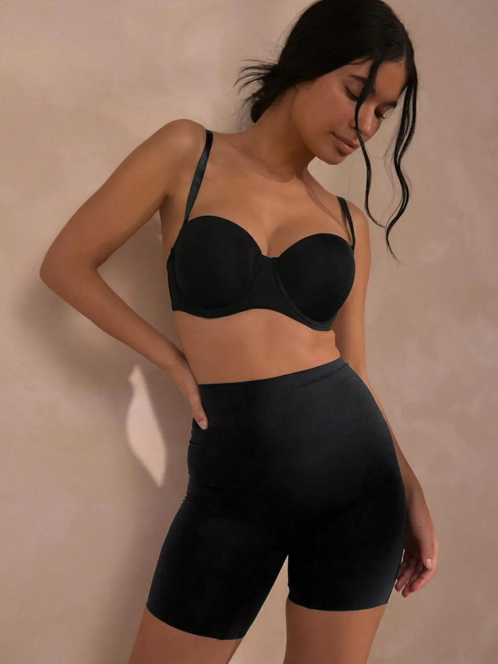 Next Thigh Smoother Short Shaping Tummy Control Premium Cotton Blend Knickers^Women Shapewear
