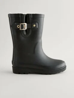 Next Warm Lined Buckle Wellies^BOY School Shoes|Boys Shoes