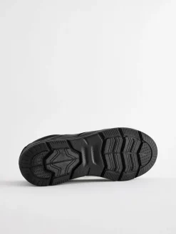 Outlet Next Black Wide Fit Apron Lace Up Shoes