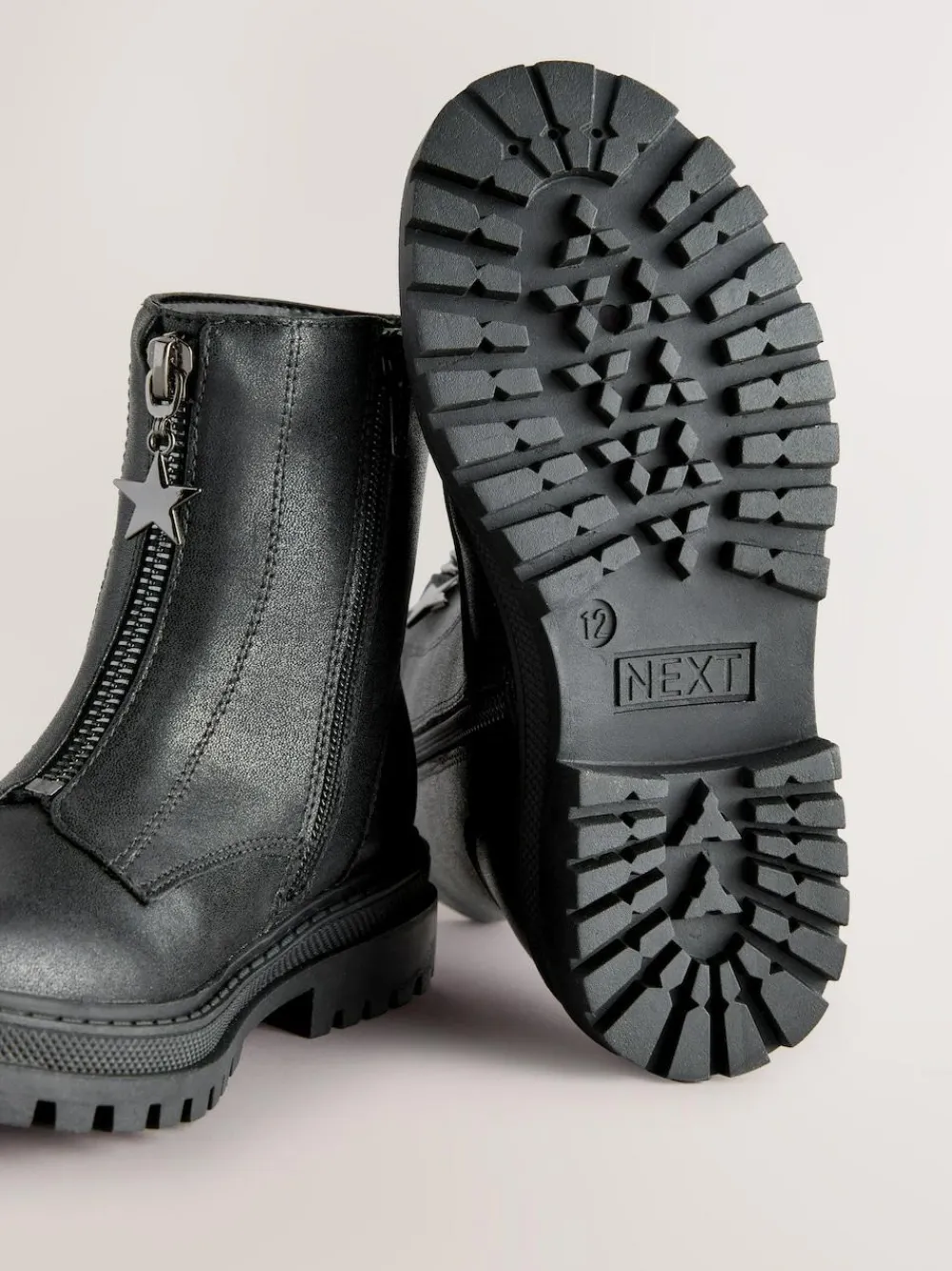 Next Wide Fit (G) Zip Front Ankle Boots^ Boots & Wellies