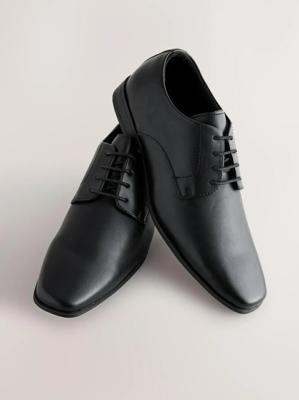 Best Next Black Wide Fit Slim Square Derby Shoes