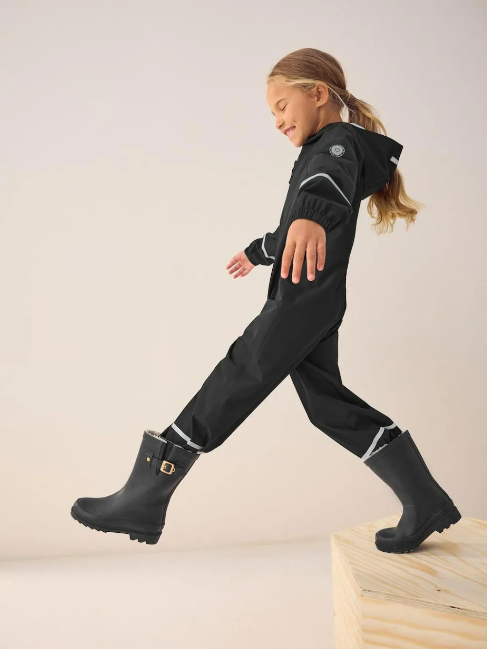 Next Zip Hooded Waterproof Puddlesuit (12mths-10yrs)^ Jackets & Coats|Snowsuits & Coats