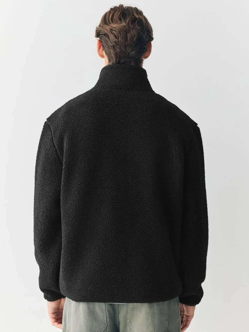 Next Zip Through Funnel Borg Fleece^ Sweatshirts & Hoodies|Sweatshirts & Hoodies