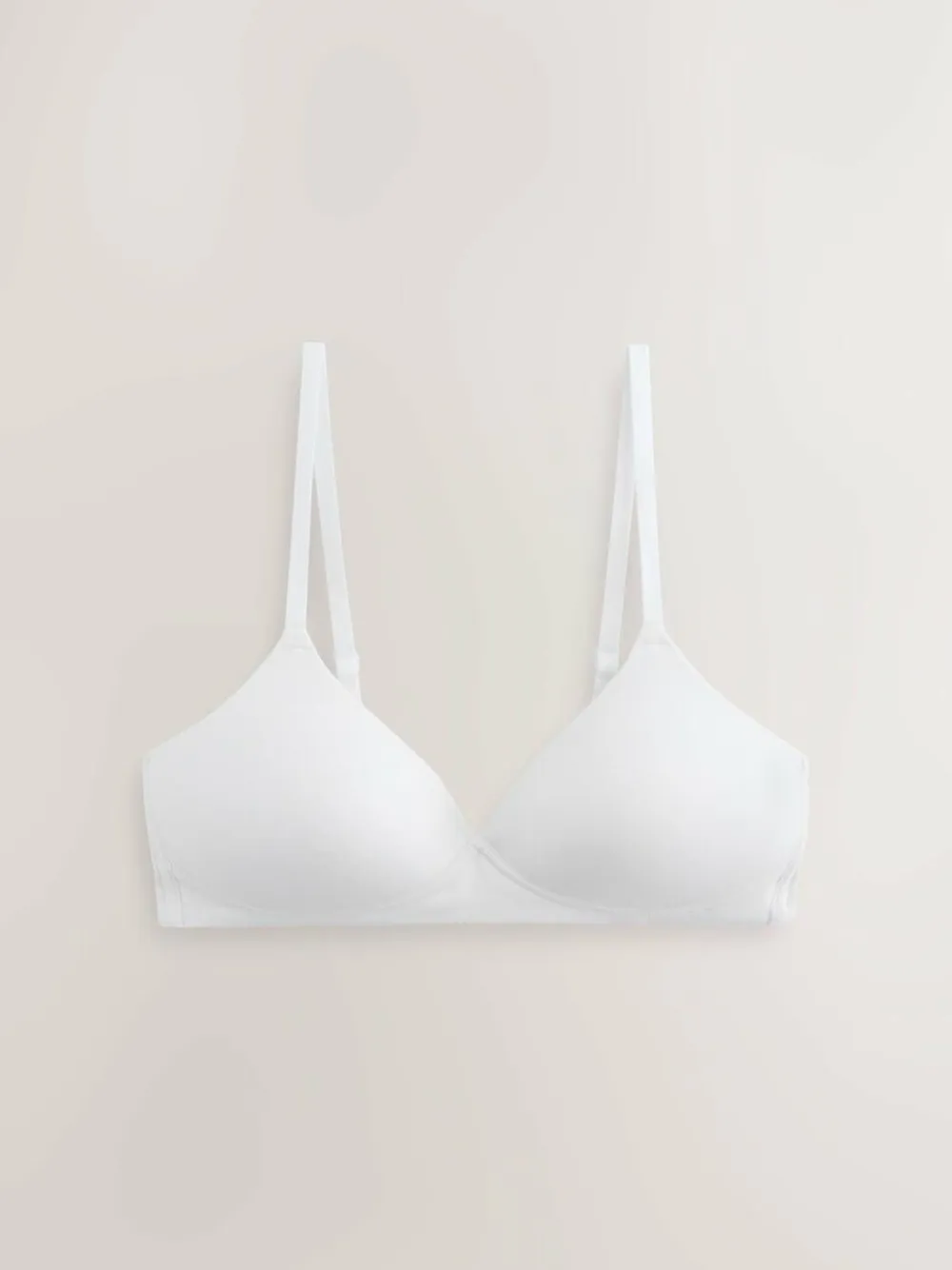 Clearance Next Black/Black/White/Praline Nude Pad Non Wire Cotton Bras 4 Pack