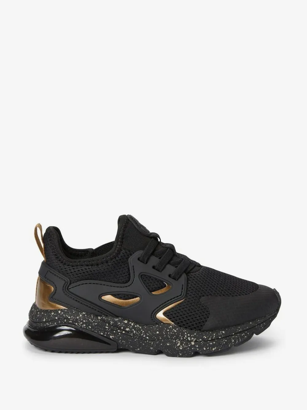 Next Standard Fit (F) Elastic Lace Trainers^BOY School Shoes|Boys Shoes