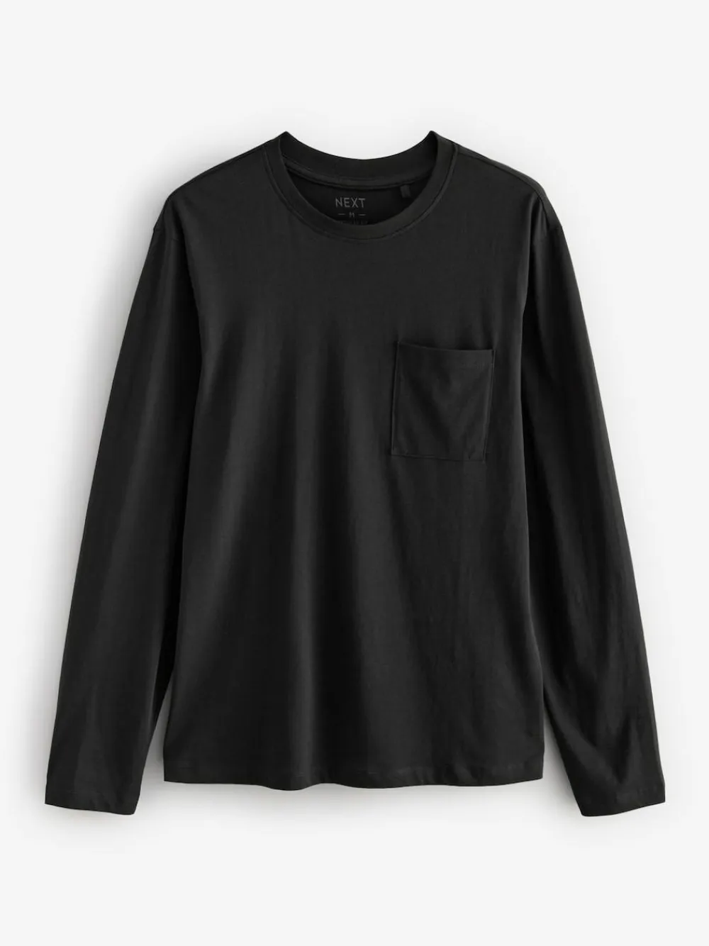 Next Black/Grey Long Sleeve Cuffed 100% Cotton Pyjamas^ Pyjamas|Nightwear