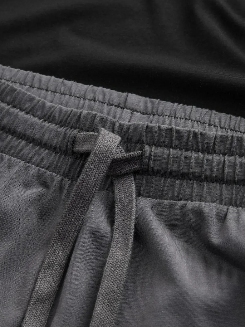 Next Black/Grey Long Sleeve Cuffed 100% Cotton Pyjamas^ Pyjamas|Nightwear