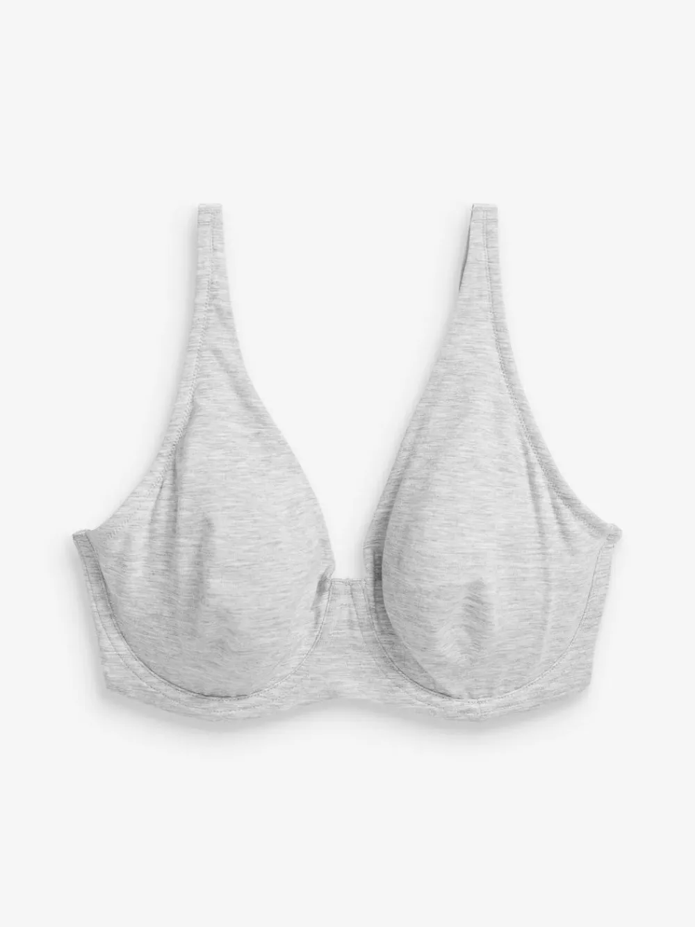 Discount Next Non Pad Full Cup DD+ Cotton Blend Ultimate Comfort Bras 3 Pack Black/Grey Marl/White