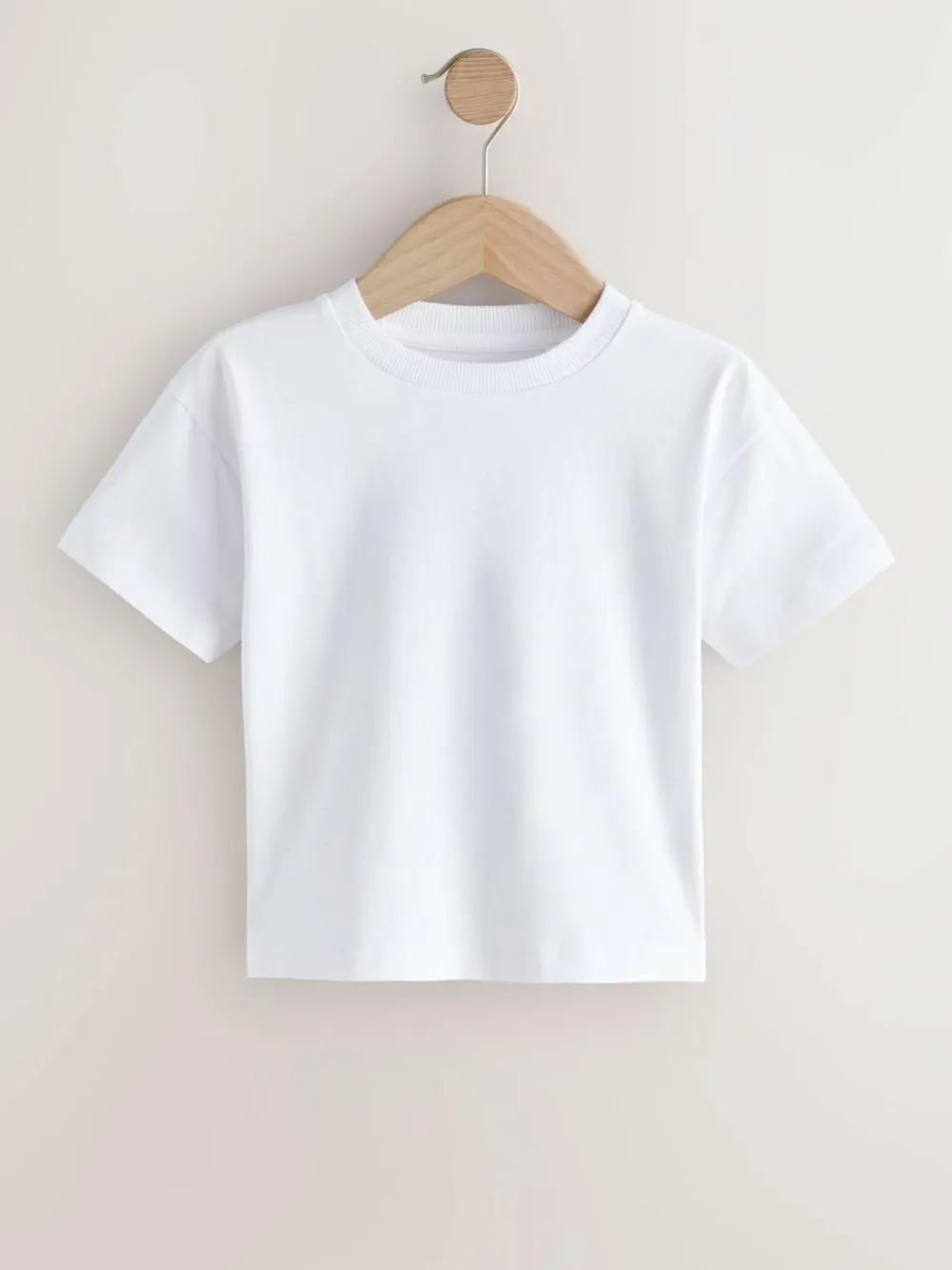 Best Next Black/Grey/Brown/Stone/White Short Sleeve T-Shirts 5 Pack (3mths-7yrs)