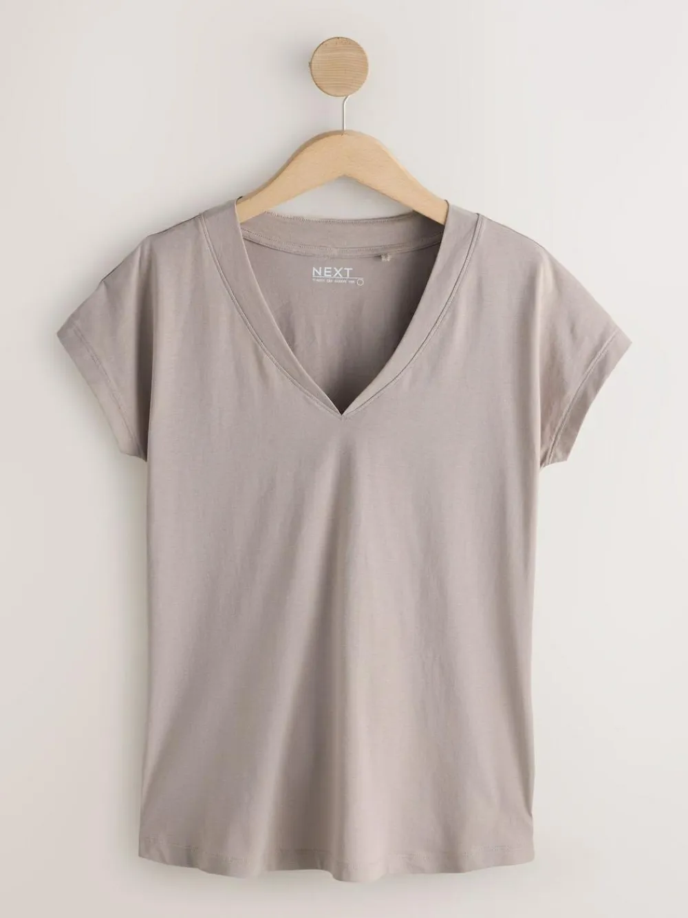 New Next Black/Grey/Pink Cap Sleeve T-Shirts 7 Pack