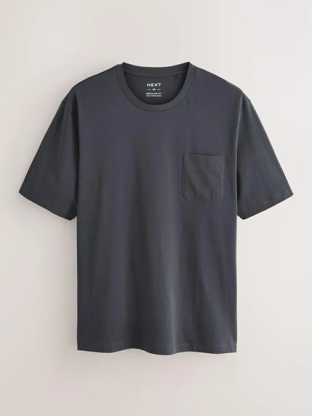 Outlet Next Black/Navy Blue Check Short Sleeve Jersey Pyjamas Set 2 Pack