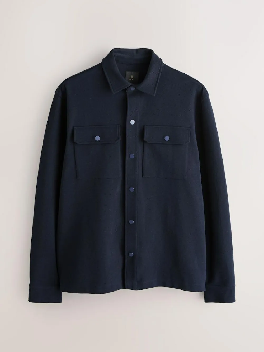 Sale Next Jersey Twill Popper Shackets 2 Pack Black/Navy Blue