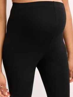 Clearance Next Black/Navy Blue Maternity Essential Leggings 2 Pack