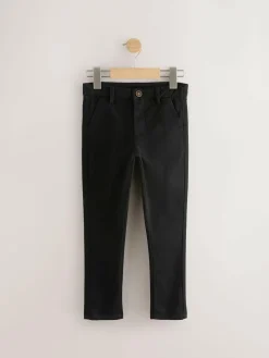 Hot Next Stretch Skinny Chino Trousers 2 Pack (3-17yrs) Black/Navy