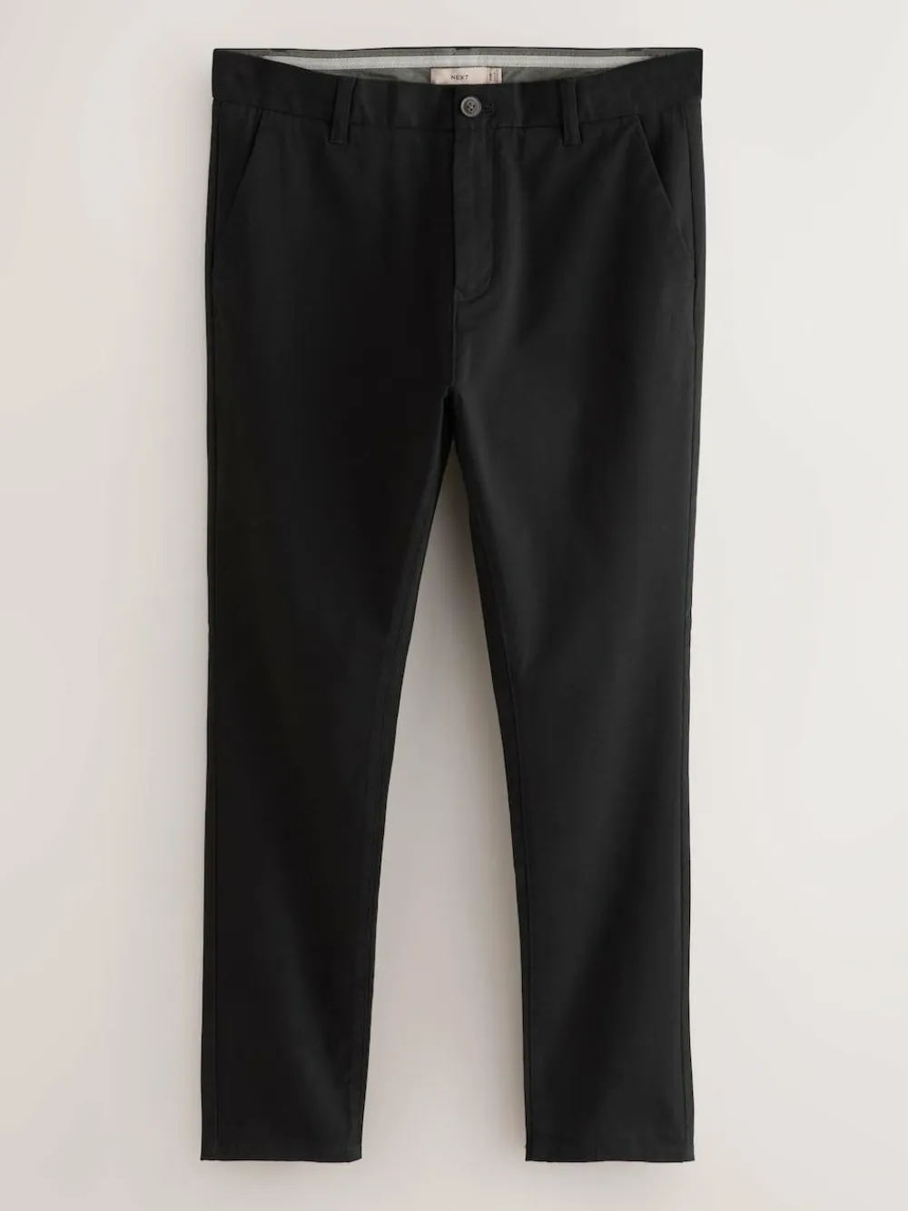 Best Next Black/Navy/Stone/Blue Slim Stretch Chino Trousers 4 Pack