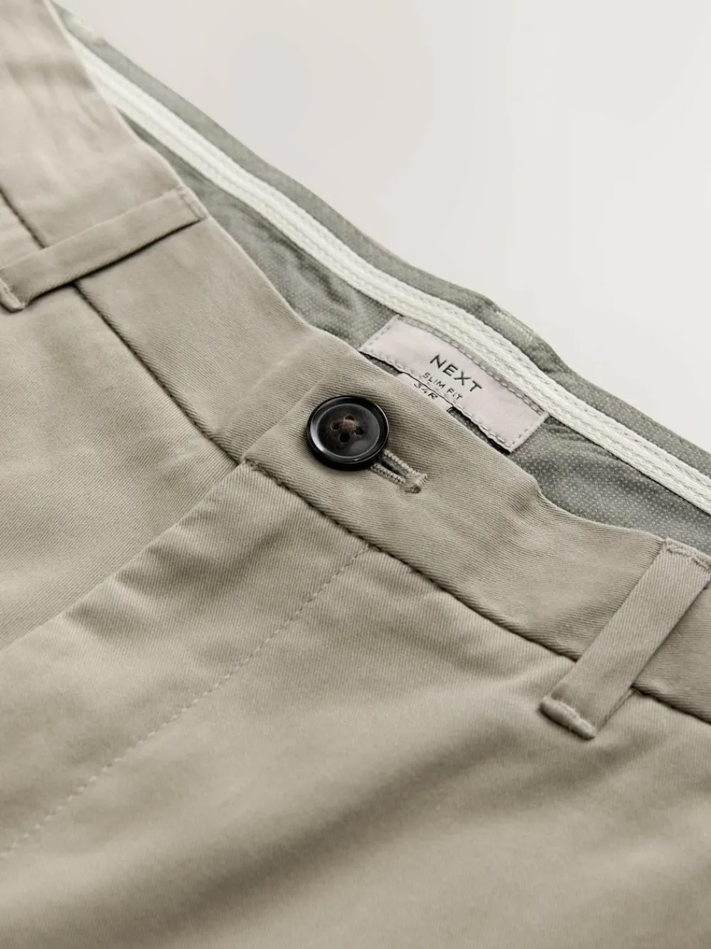 Best Next Black/Navy/Stone/Blue Slim Stretch Chino Trousers 4 Pack