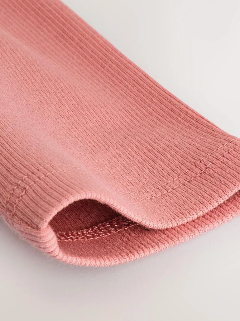 Clearance Next Black/Pink/White Long Sleeve Ribbed Tops 3 Pack (3-16yrs)
