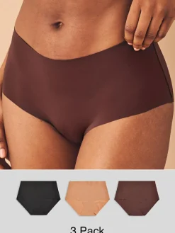 Next Midi No VPL Comfort Knickers 3 Pack^Women Panties