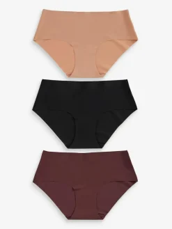 Next Midi No VPL Comfort Knickers 3 Pack^Women Panties