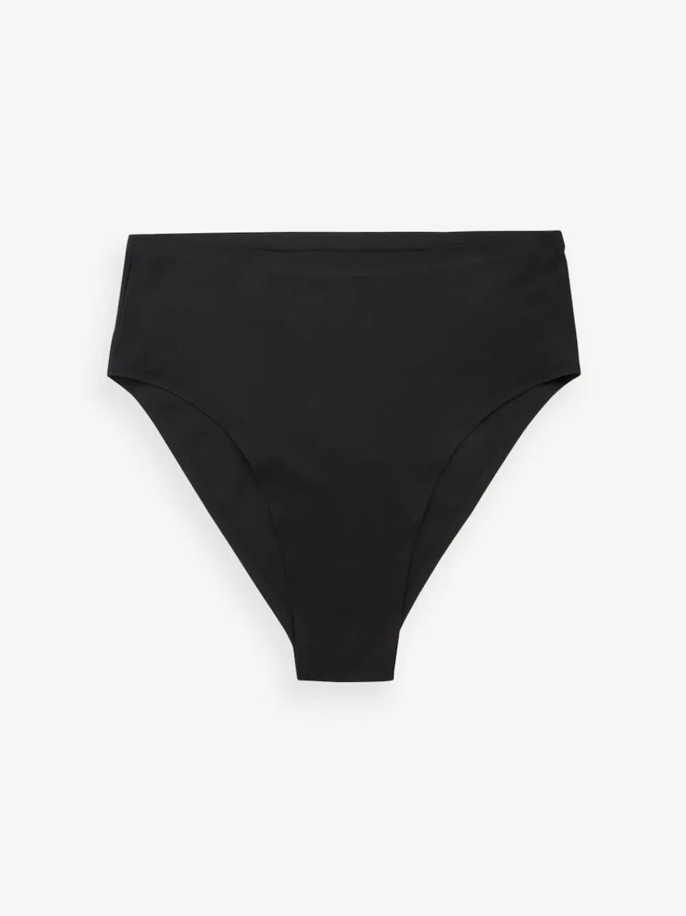 Sale Next High Waist High Leg No VPL Comfort Knickers 3 Pack Black/Praline Nude/Chocolate Nude